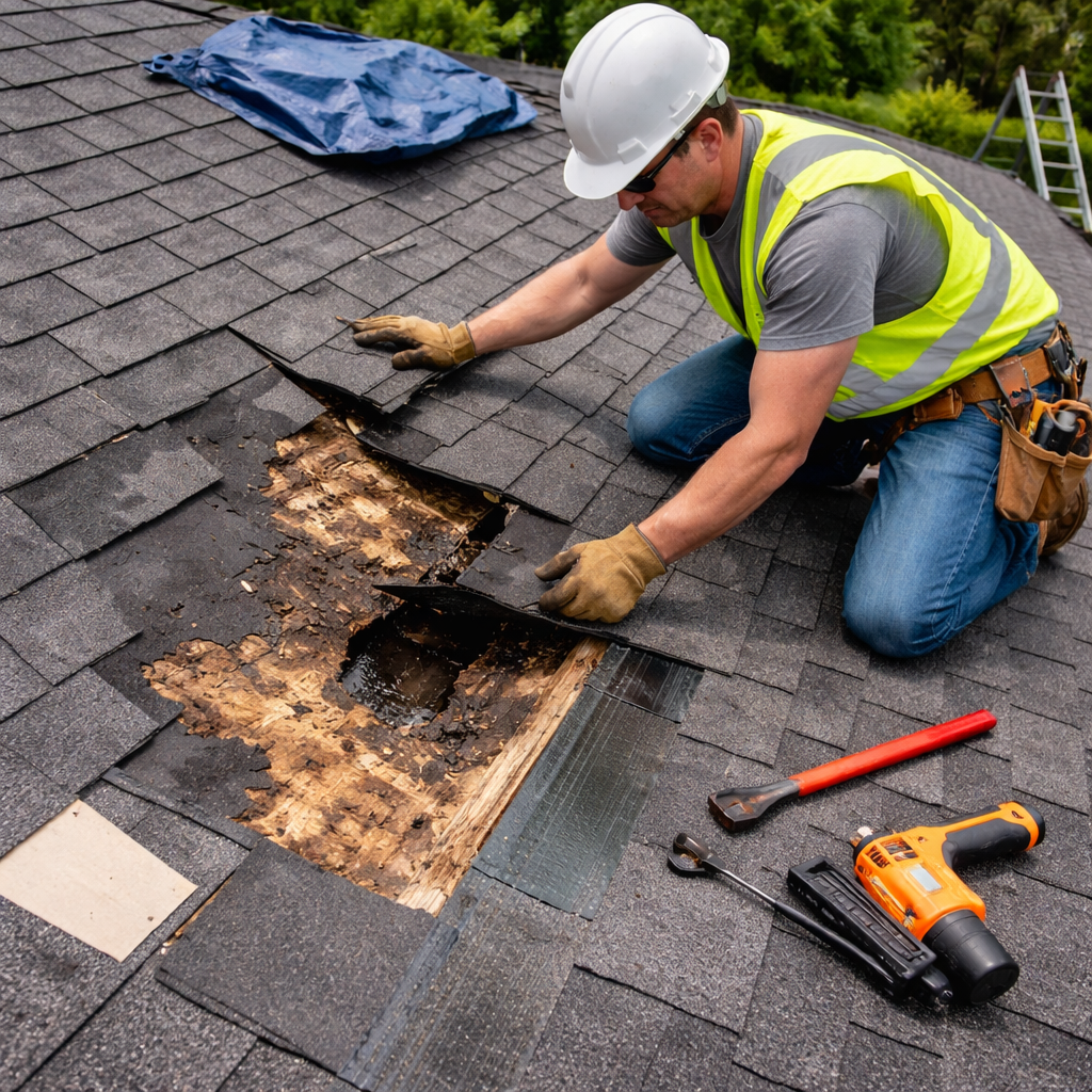 Rashid Construction - roof repair milford mi