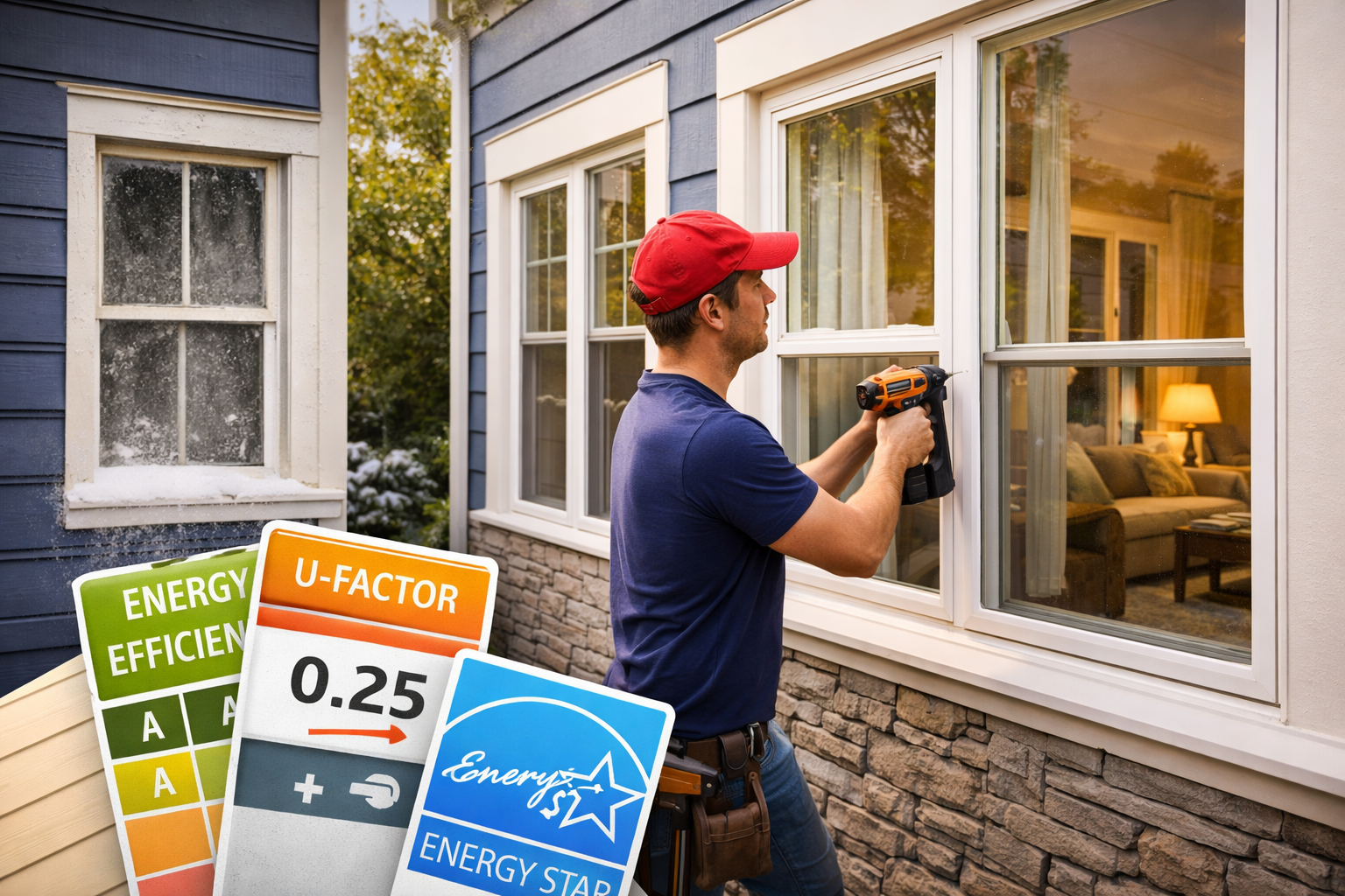 Rashid Construction - exterior remodeling - window upgrade for energy efficiency